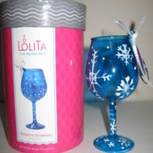 Lolita Retired Mini Wine Ornaments Sapphire Colored